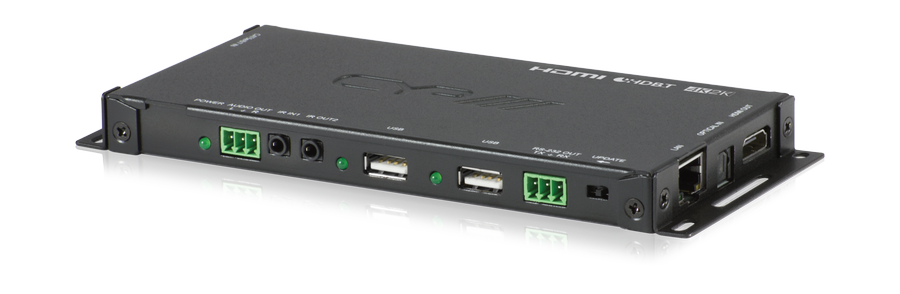 CAT Receiver (HDBT2.0) HDMI2.0 UHD,4K/ LAN/ RS232/ IR/ USB/PoH 100m PUV-2010RX